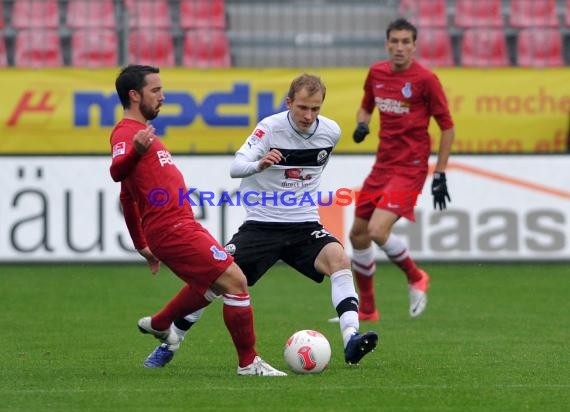 2.Bundesliag SV Sandhausen - MSV Duisburg 27.10.2012 (© Kraichgausport / Loerz)